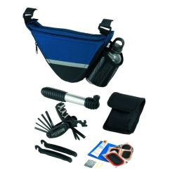 Bike Aid - Fahrradtasche - blau, schwarz