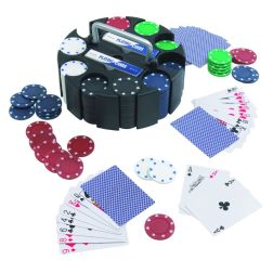 Poker - Gesellschaftsspiel - schwarz