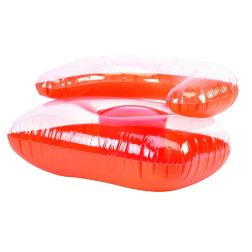 Seaside - Aufblasbarer Sessel - transparent, orange