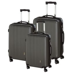 London - 3-tlg. Trolley-Set - carbon